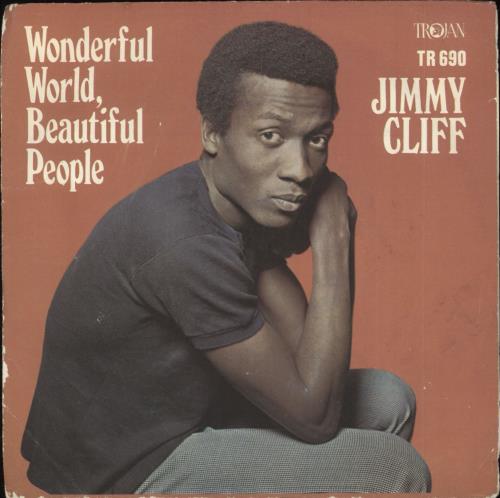 Jimmy Cliff Wonderful World, Beautiful People - P/S - EX UK 7